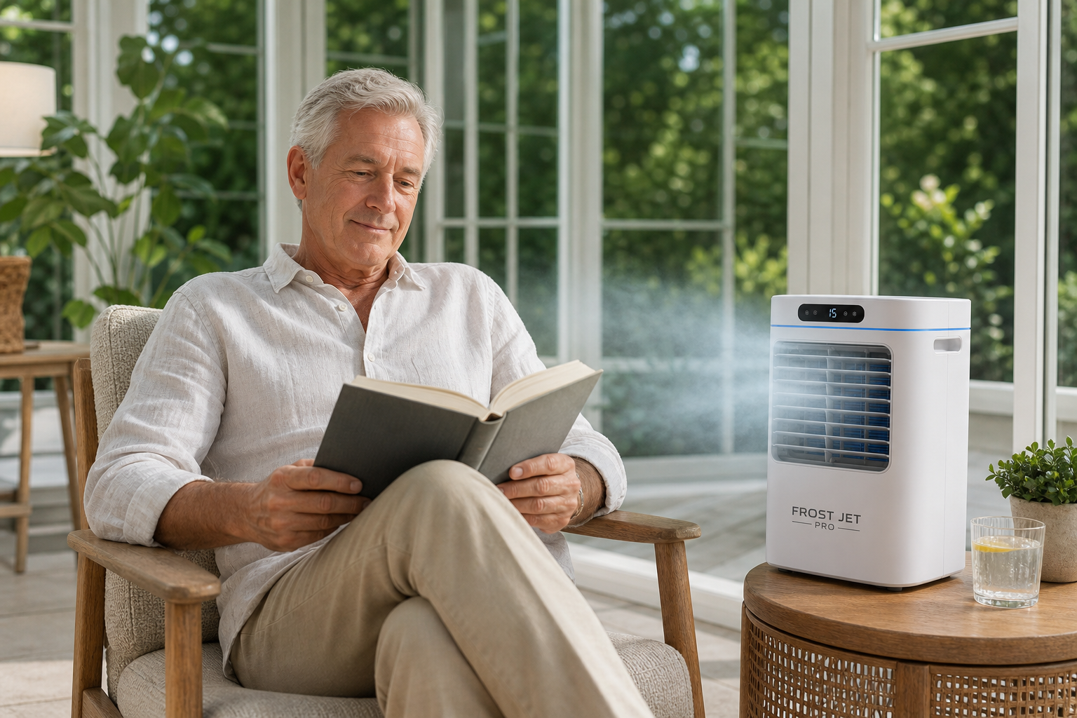Frost Jet Pro in a modern sunroom